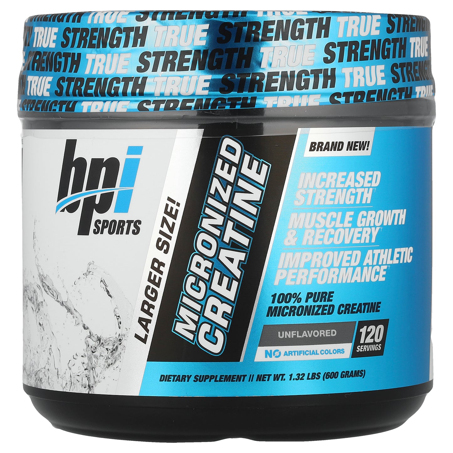 BPI Sports, Micronized Creatine, Unflavored, 1.32 lbs (600 g)