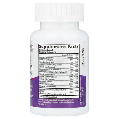 Fairhaven Health, Postnatal Multivitamin Essentials With DHA, 60 Capsules