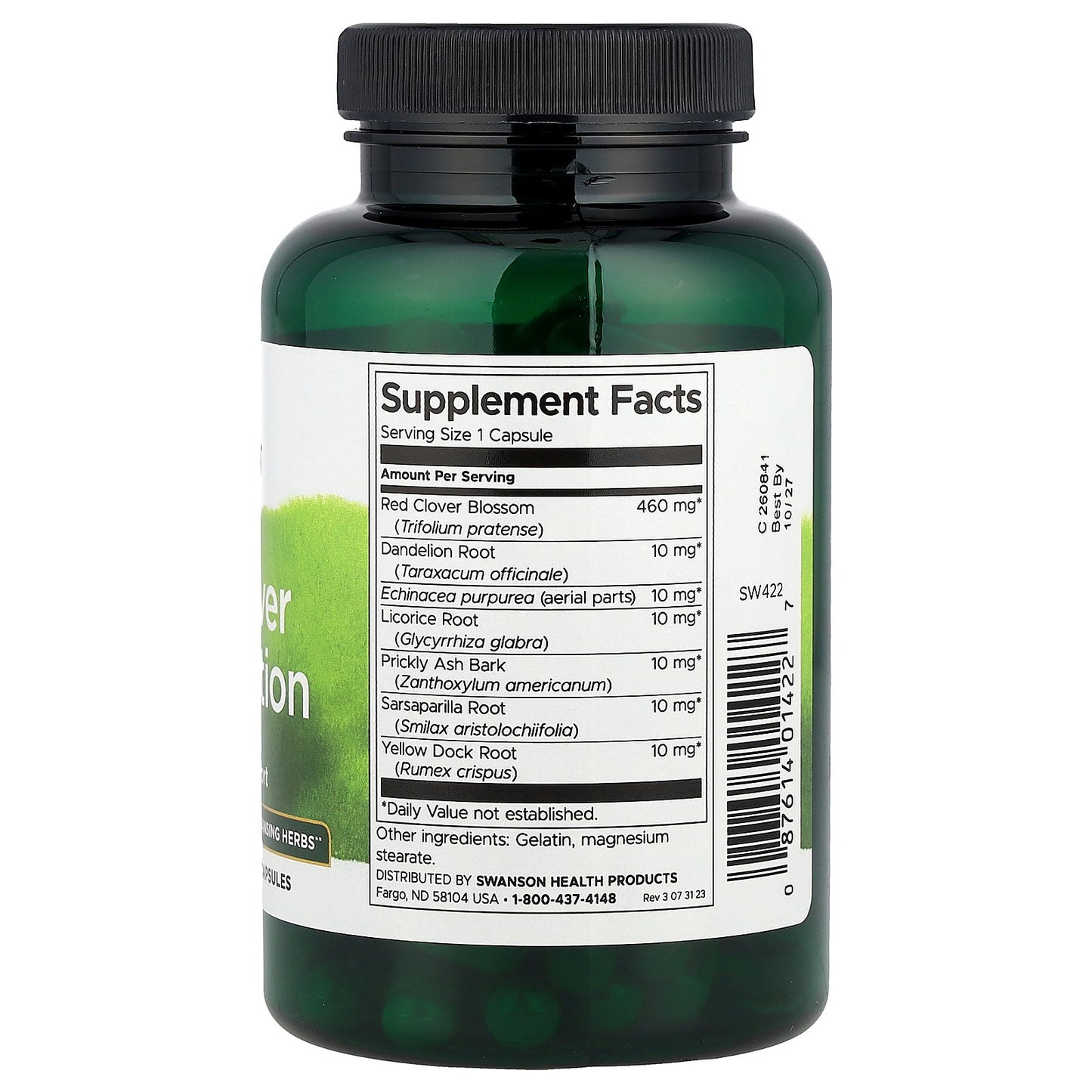 Swanson, Red Clover Combination, 100 Capsules