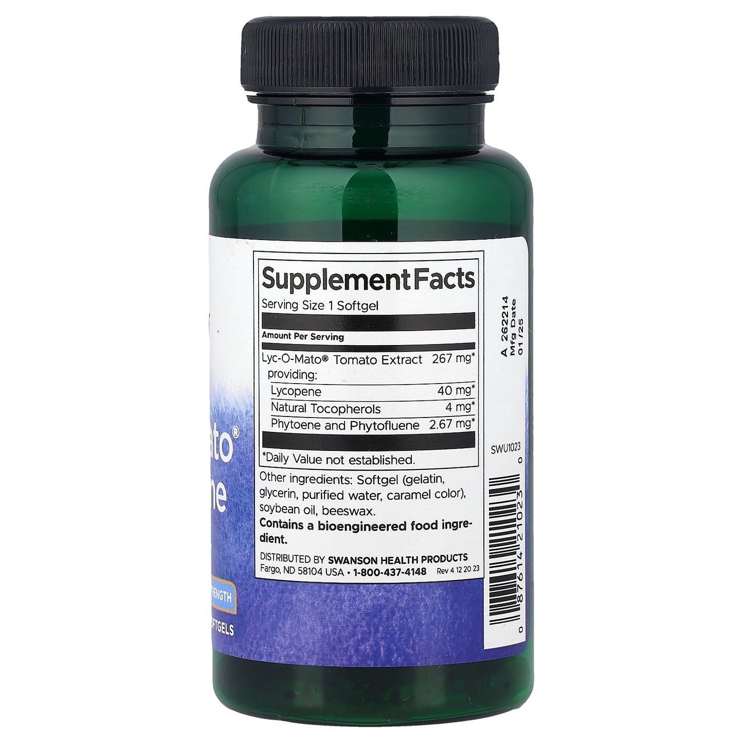 Swanson, Lyc-O-Mato® Lycopene, 60 Softgels