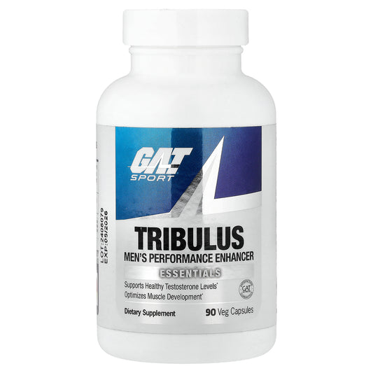 GAT, Tribulus, Men's Performance Enhancer, 90 Veg Capsules (750 mg per Capsule)