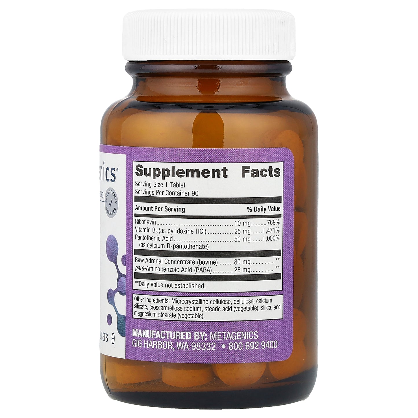 Metagenics, Adrenogen®, 90 Tablets