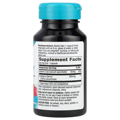 Nature's Way, Cranberry, Premium Blend, 400 mg, 60 Vegan Capsules