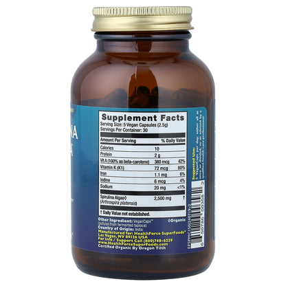 HealthForce Superfoods, Spirulina Manna™, 150 VeganCaps™