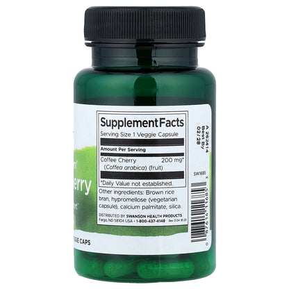 Swanson, Full Spectrum®, Coffee Cherry, 200 mg, 60 Veggie Caps