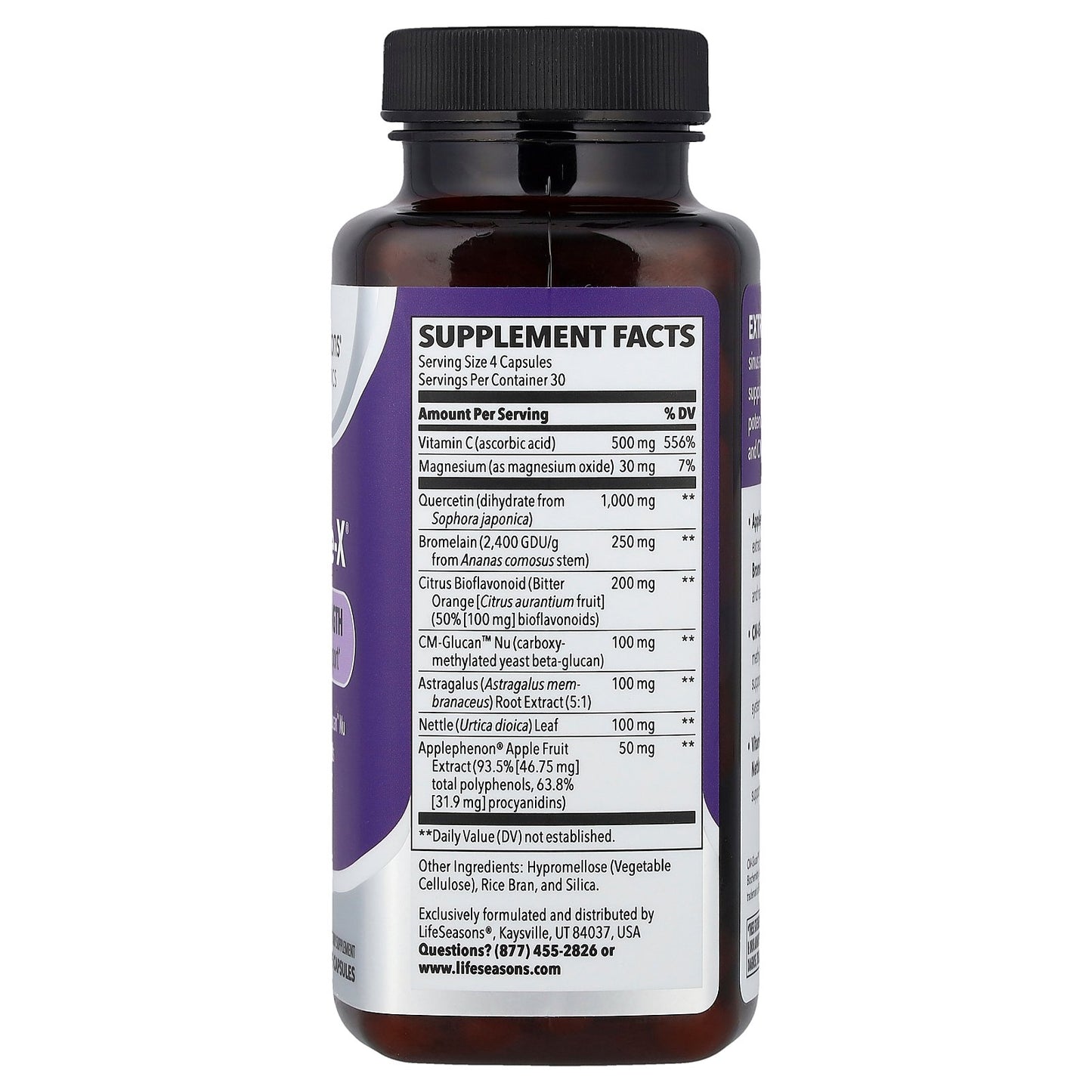 LifeSeasons, Therapeutics, Breathe-X®, 120 Veg Capsules