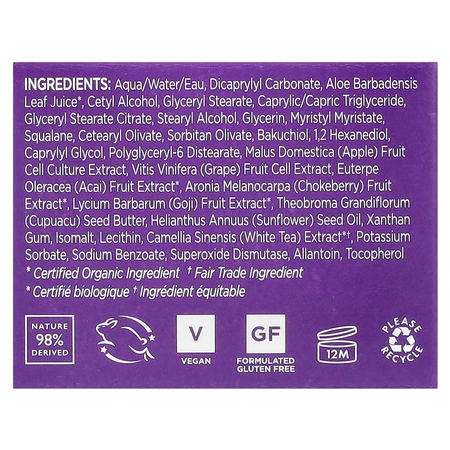 Andalou Naturals, Rejuvenating Eye Balm, Plant-Based Retinol Alternative, 0.45 oz (13 g)