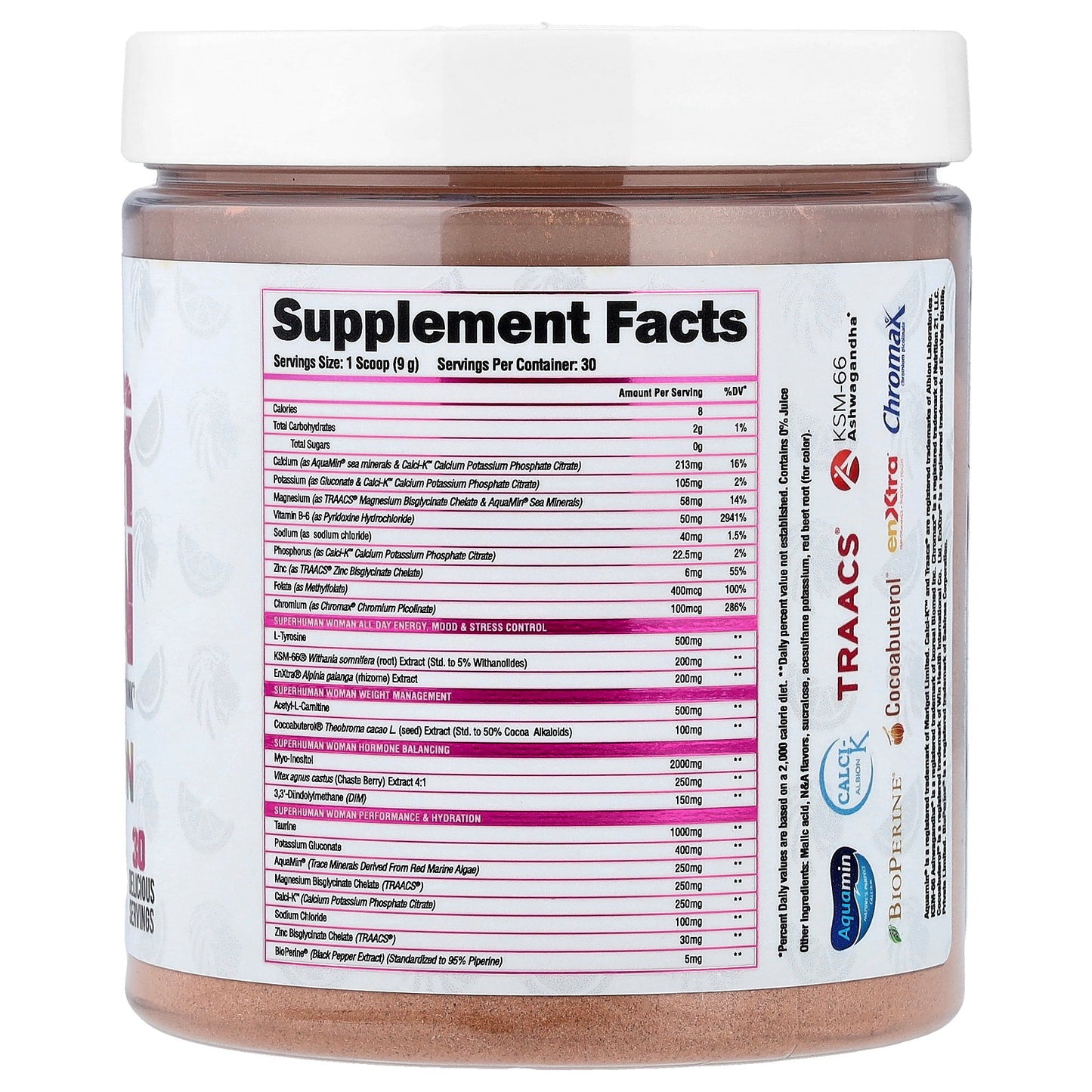 ALPHA LION, SuperHuman Woman, Hormone Balancing Performance Drink, Magic Melon, Watermelon Lemon Twist, 9.6 oz (273 g)