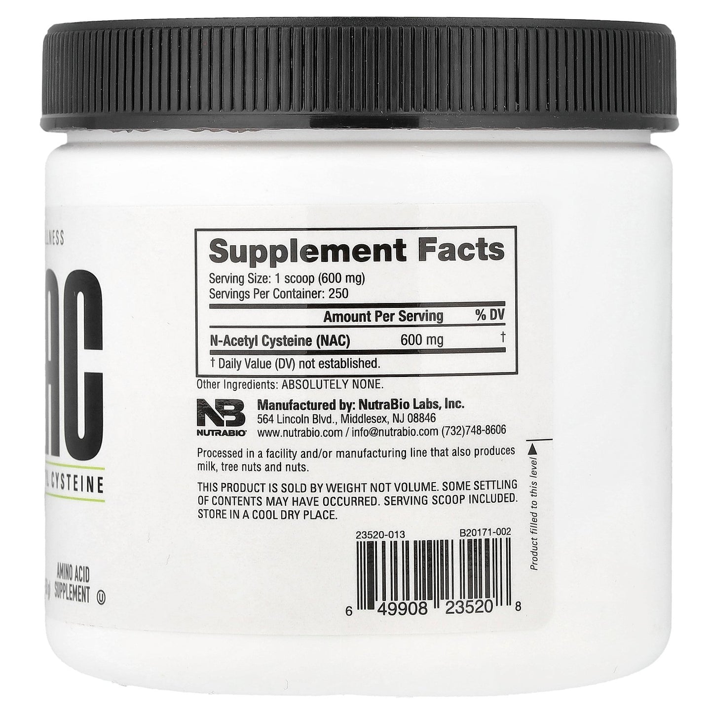NutraBio, NAC, 5.3 oz (150 g)