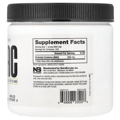 NutraBio, NAC, 5.3 oz (150 g)