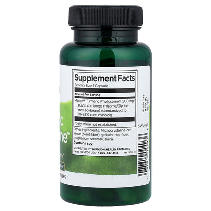 Swanson, Turmeric Phytosome™ with Meriva®, 500 mg, 60 Capsules