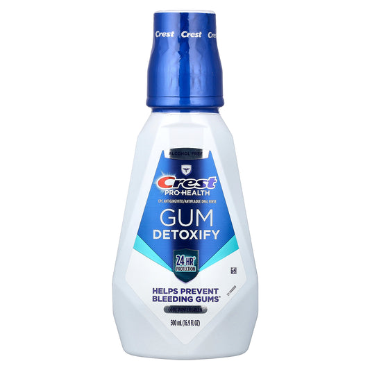 Crest, Pro Health, Gum Detoxify, Alcohol Free, Cool Wintergreen , 16.9 fl oz (500 ml)