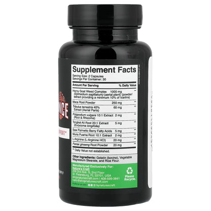 Nature's Craft, T-Enhance, 60 Capsules