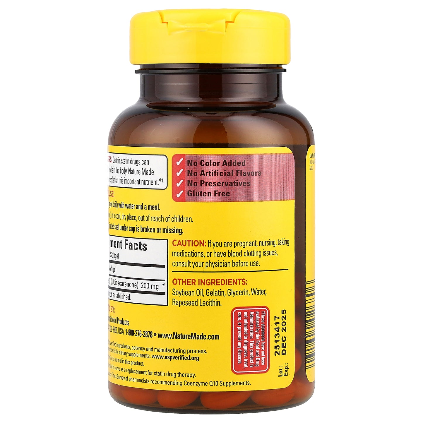 Nature Made, CoQ10, 200 mg, 80 Softgels