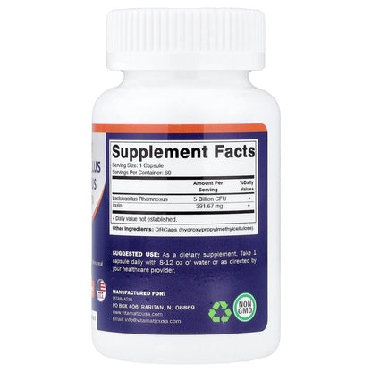 Vitamatic, Lactobacillus Rhamnosus, 60 DRcaps® Hypromellose Capsules