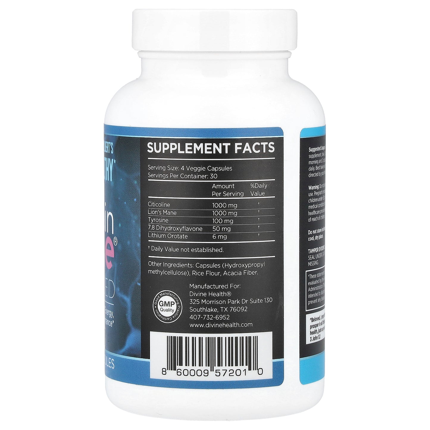 Divine Health, Brain Zone® Advanced, 120 Capsules