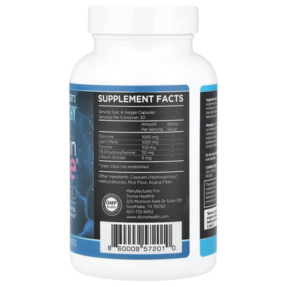 Divine Health, Brain Zone® Advanced, 120 Capsules