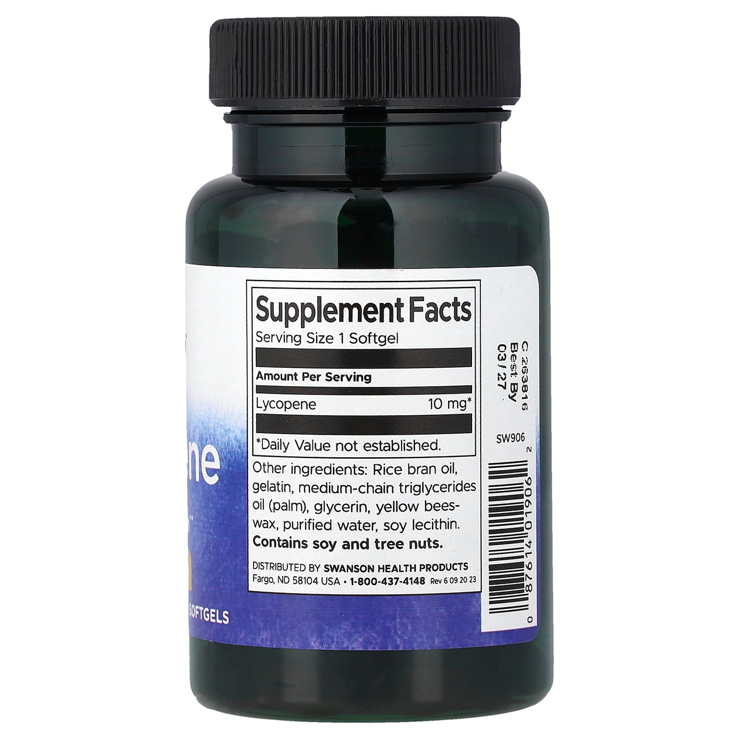 Swanson, Lycopene, 10 mg, 120 Softgels