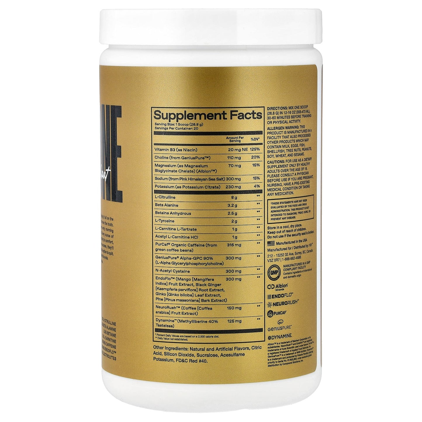 ONE OF ONE, Loaded Pre-Workout, Snowcone, 18.88 oz (535 g)