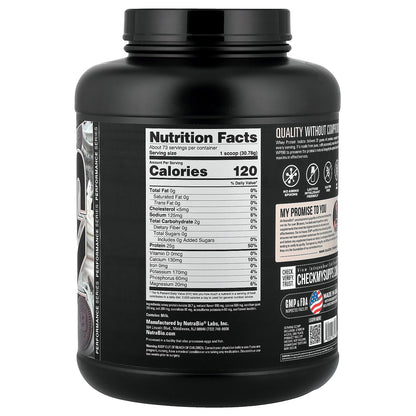 NutraBio, Whey Protein Isolate, Cookies & Cream, 5 lb (2,268 g)