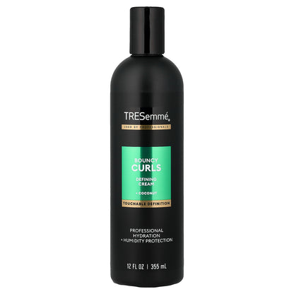 TRESemmé, Bouncy Curls Defining Cream, + Coconut, 12 fl oz (355 ml)