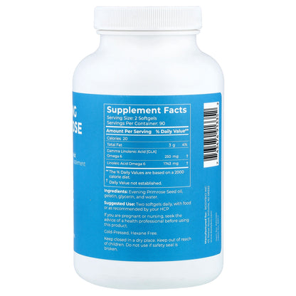 BodyBio, Evening Primrose Oil, 180 Non-GMO Softgels