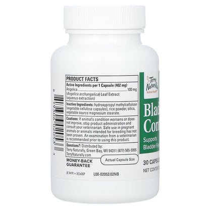 Terry Naturally, Animal Health, Bladder Control, 30 Capsules