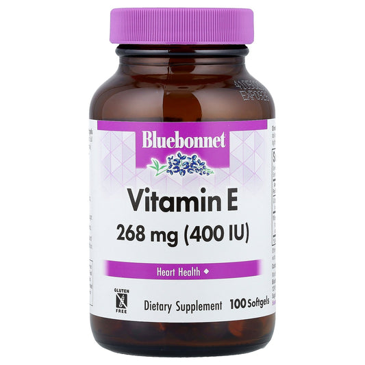 Bluebonnet Nutrition, Vitamin E, 268 mg (400 IU), 100 Softgels
