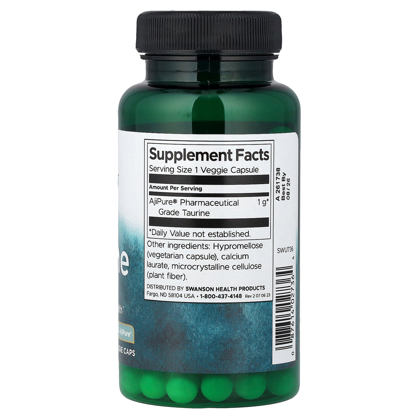 Swanson, Taurine , 1,000 mg , 60 Veggie Caps