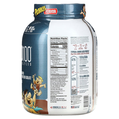 Dymatize, ISO100® Hydrolyzed, 100% Whey Protein Isolate, Cocoa Pebbles, 3 lbs (1.37 kg)