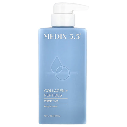Medix 5.5, Body Cream, Collagen + Peptides, 15 fl oz (444 ml)