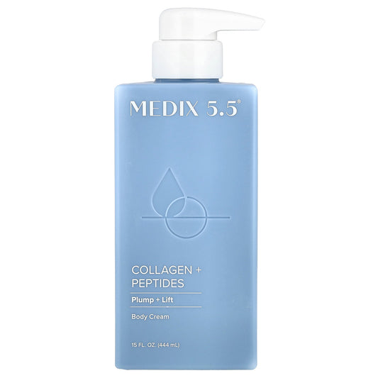 Medix 5.5, Body Cream, Collagen + Peptides, 15 fl oz (444 ml)