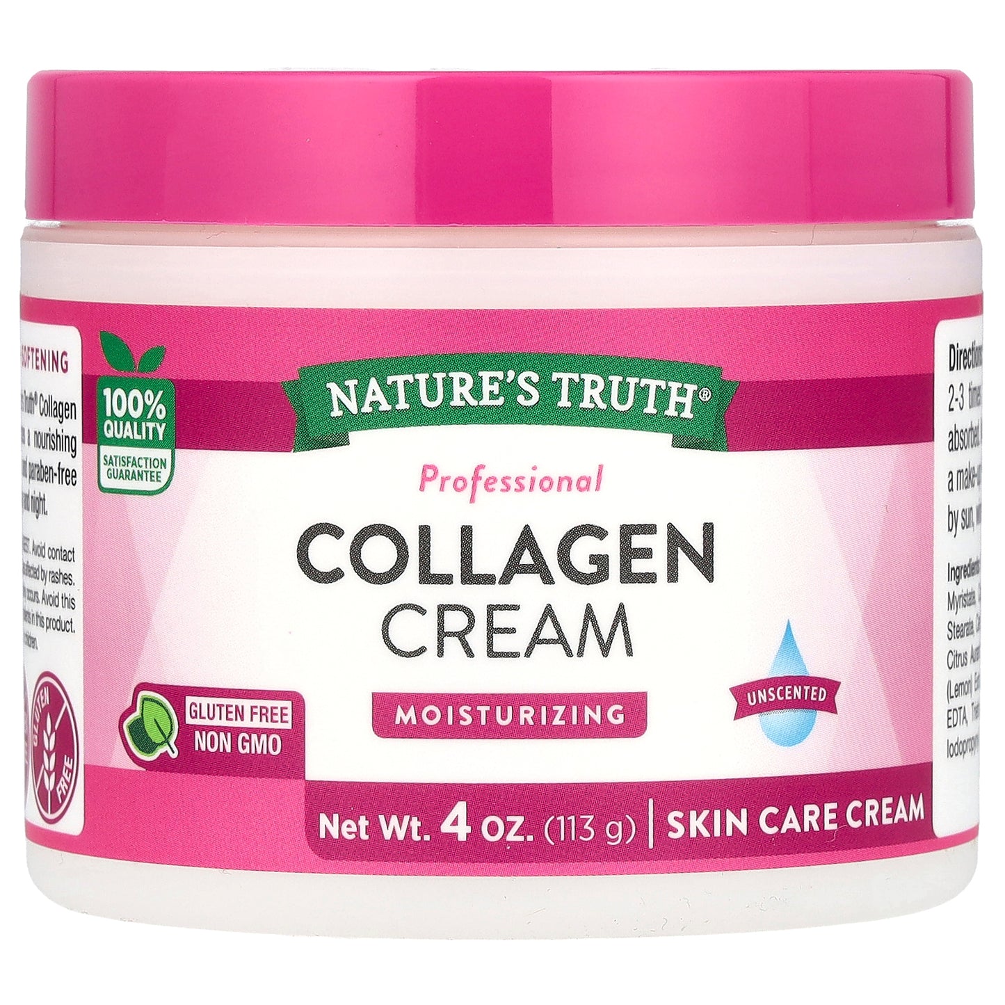 Nature's Truth, Collagen Cream, Unscented, 4 oz (113 g)