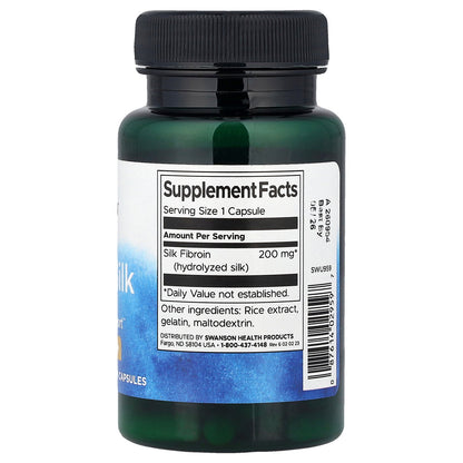 Swanson, NeuroSilk, 200 mg, 60 Capsules