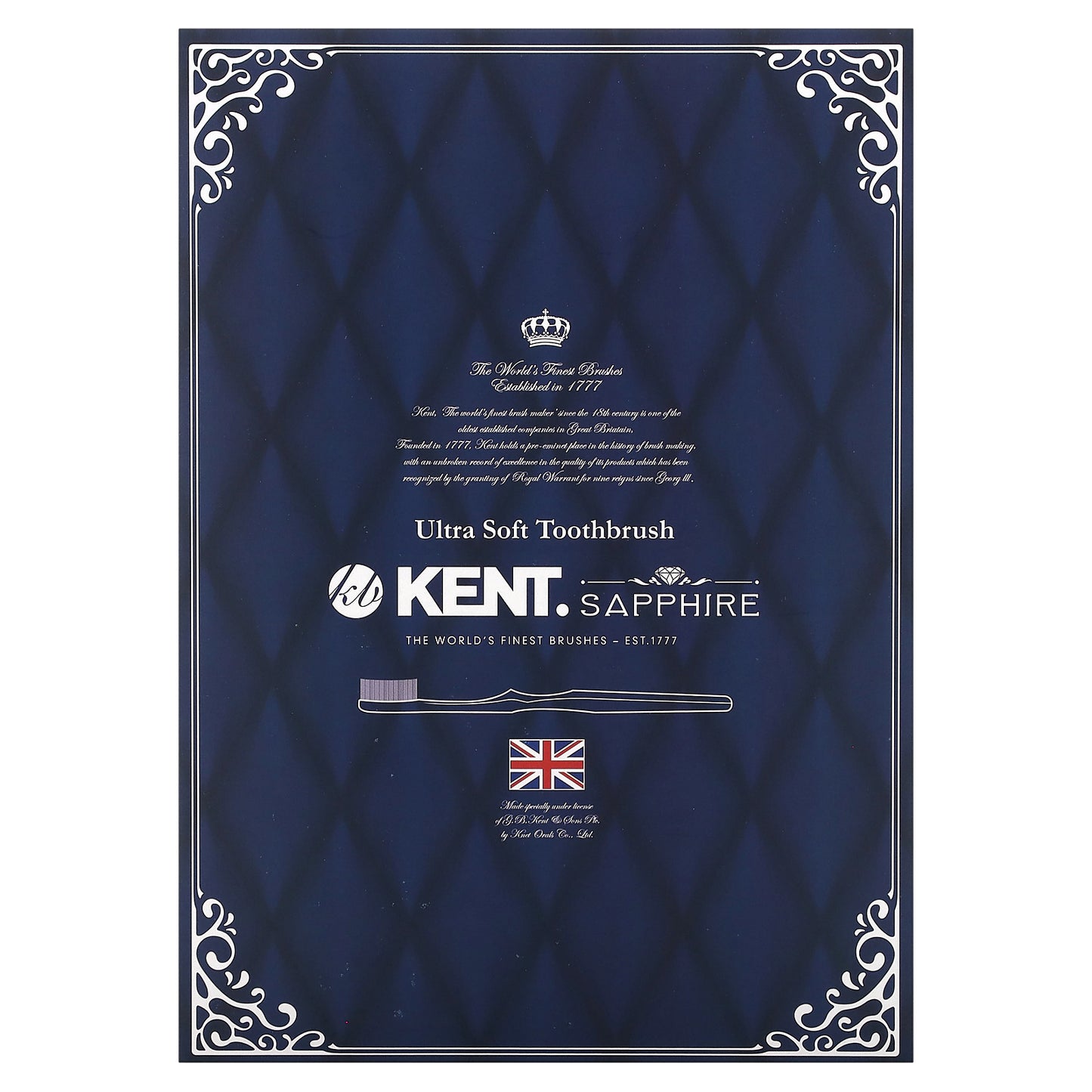 Kent, Ultra Soft Tootbrush, Sapphire, 5 Toothbrushes
