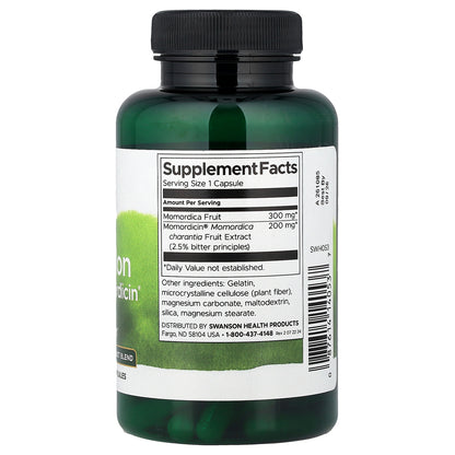 Swanson, Bitter Melon Featuring Momordicin®, 120 Capsules