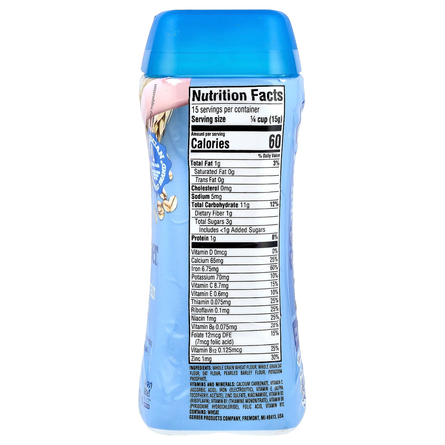 Gerber, Multigrain Cereal,, 2nd Foods®, 8 oz (227 g)