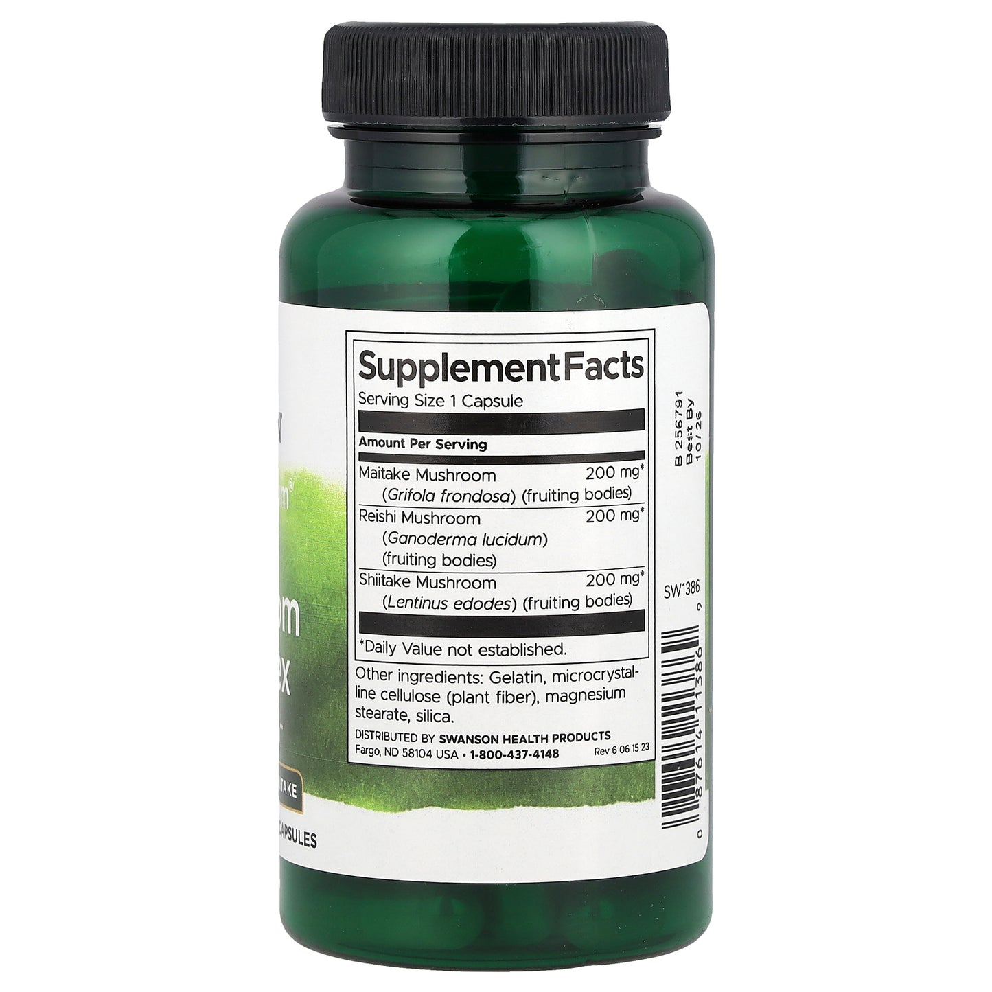 Swanson, Full Spectrum® Triple Mushroom Complex, 60 Capsules