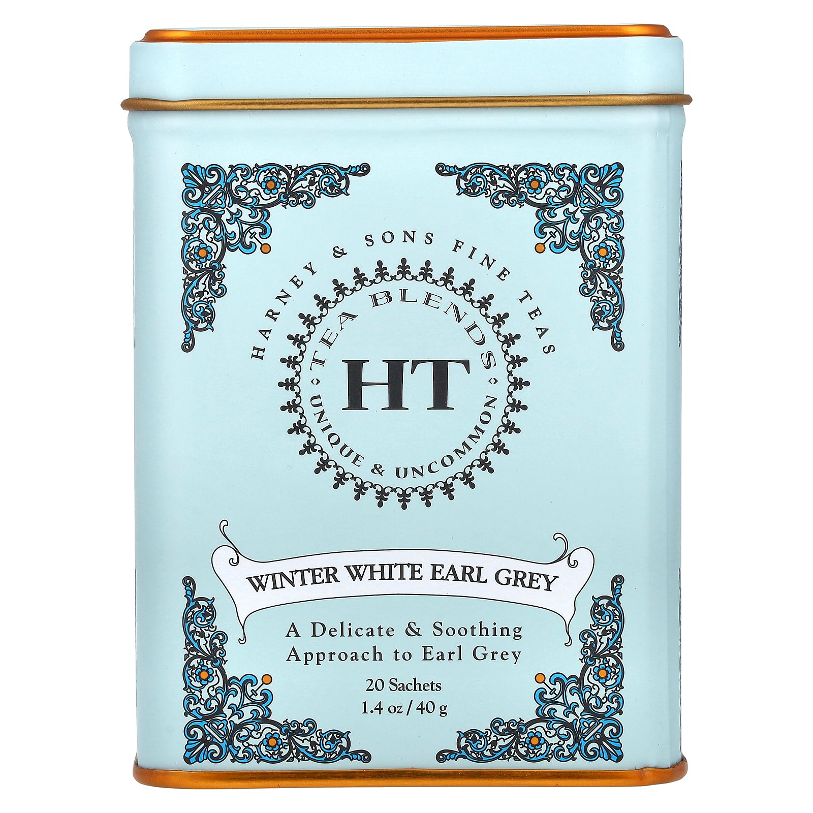 Harney & Sons, HT Tea Blends, Winter White Earl Grey, 20 Sachets, 1.4 oz (40 g)