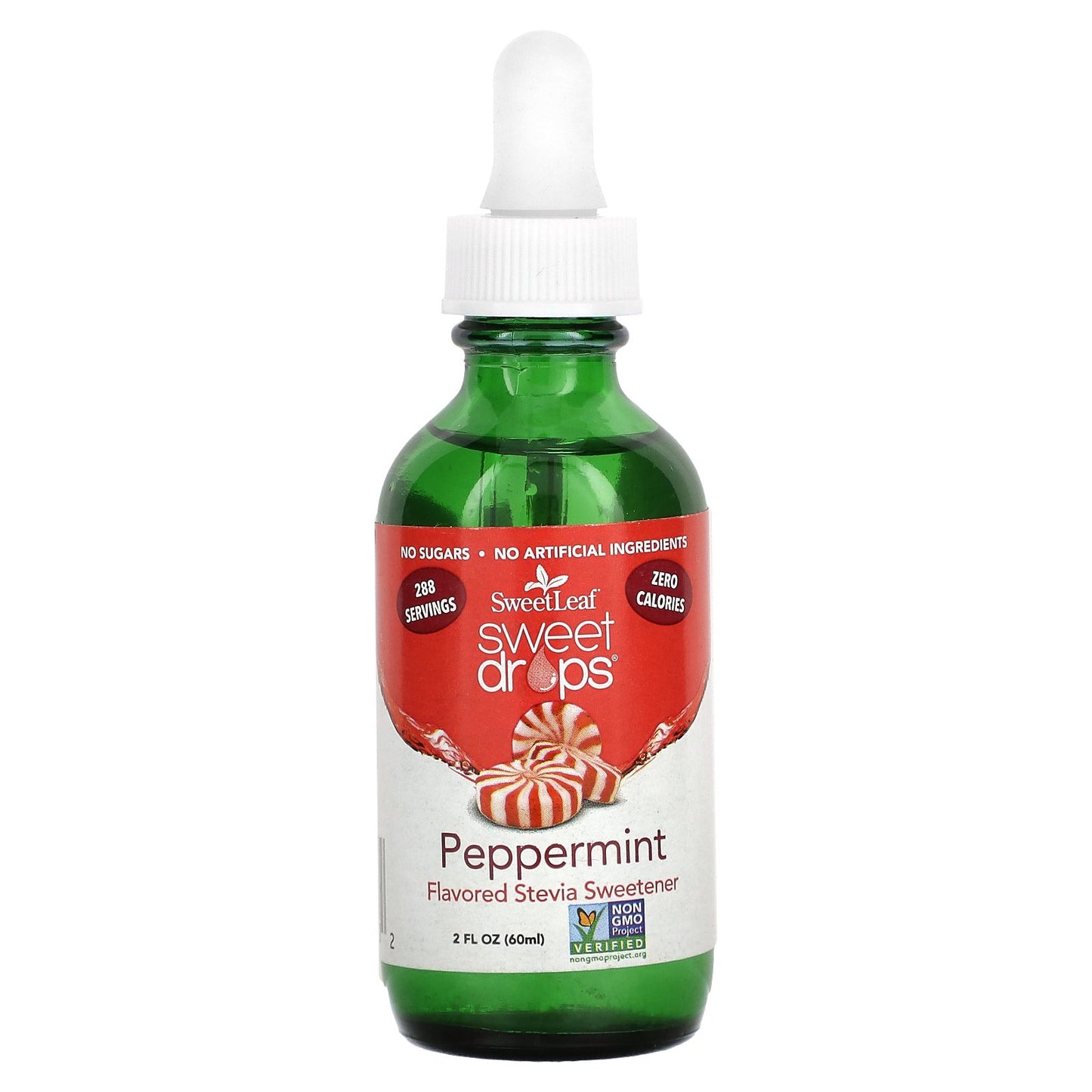 SweetLeaf Stevia, Sweet Drops, Peppermint, 2 fl oz (60 ml)