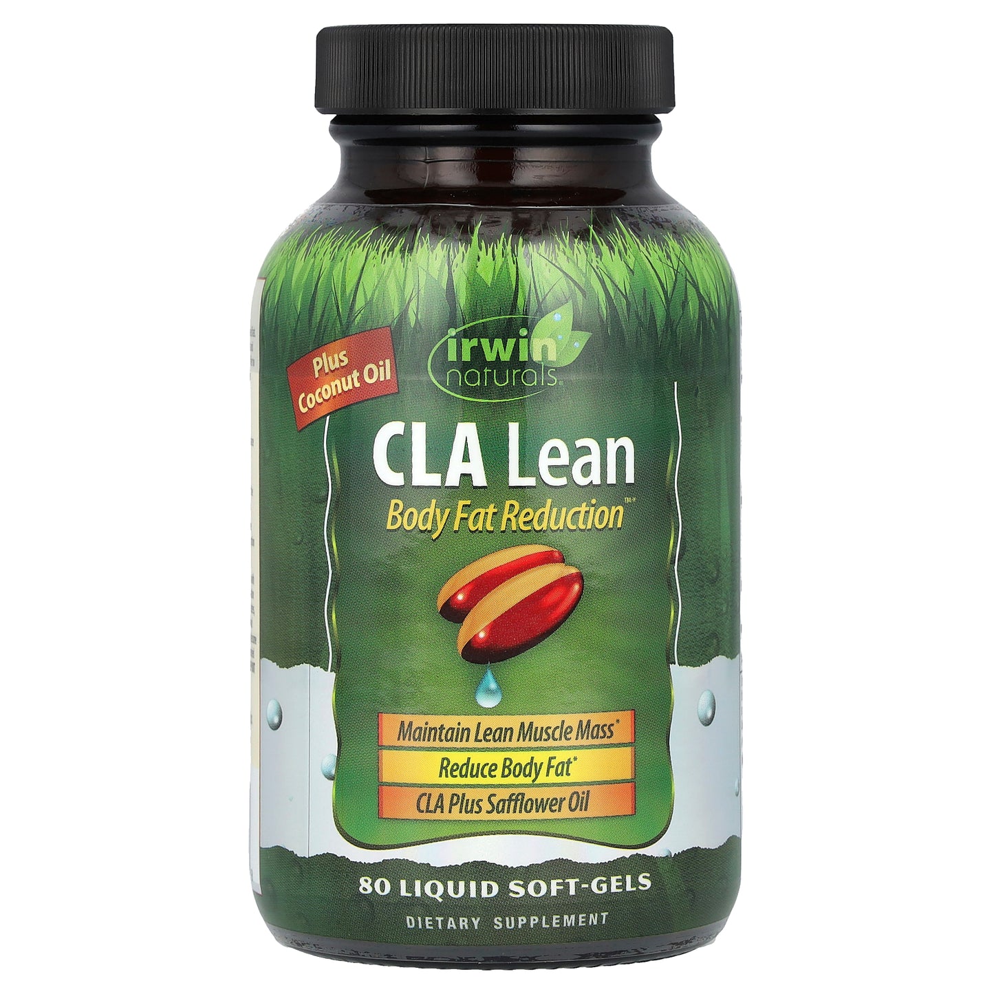 Irwin Naturals, CLA Lean, Body Fat Reduction™, 80 Liquid Soft-Gels