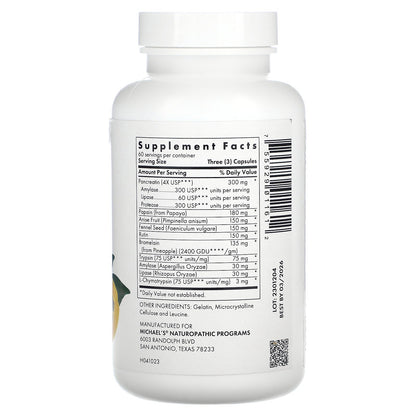 Michael's Health, Digestive Enzymes, 180 Capsules