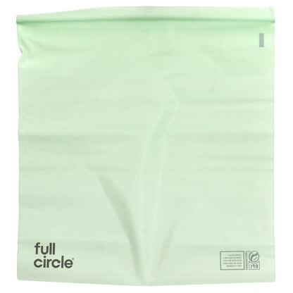 Full Circle, Zipper Gallon Bags, Compostable, 15 Bags