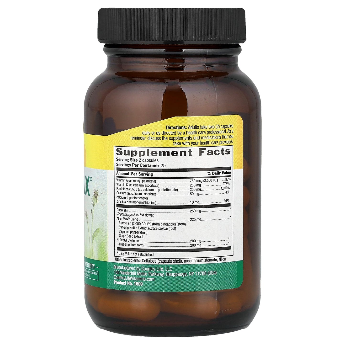 Country Life, Aller-Max®, 50 Vegan Capsules