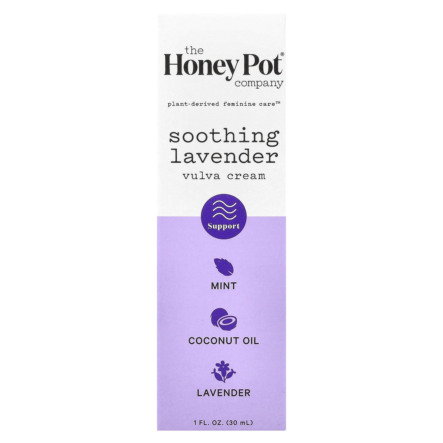 The Honey Pot Company, Vulva Cream, Soothing Lavender, 1 fl oz (30 ml)