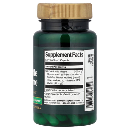Swanson, Milk Thistle Phytosome, 300 mg , 60 Capsules