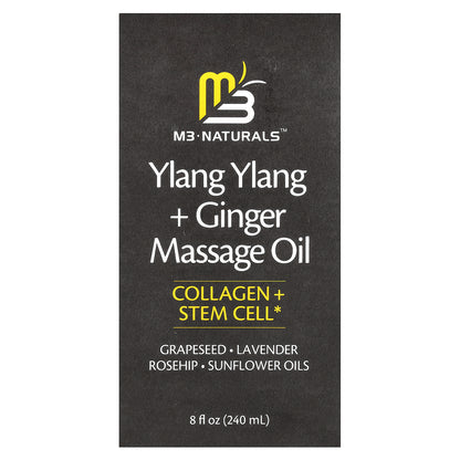 M3, Ylang Ylang + Ginger Massage Oil, 8 fl oz (240 ml)