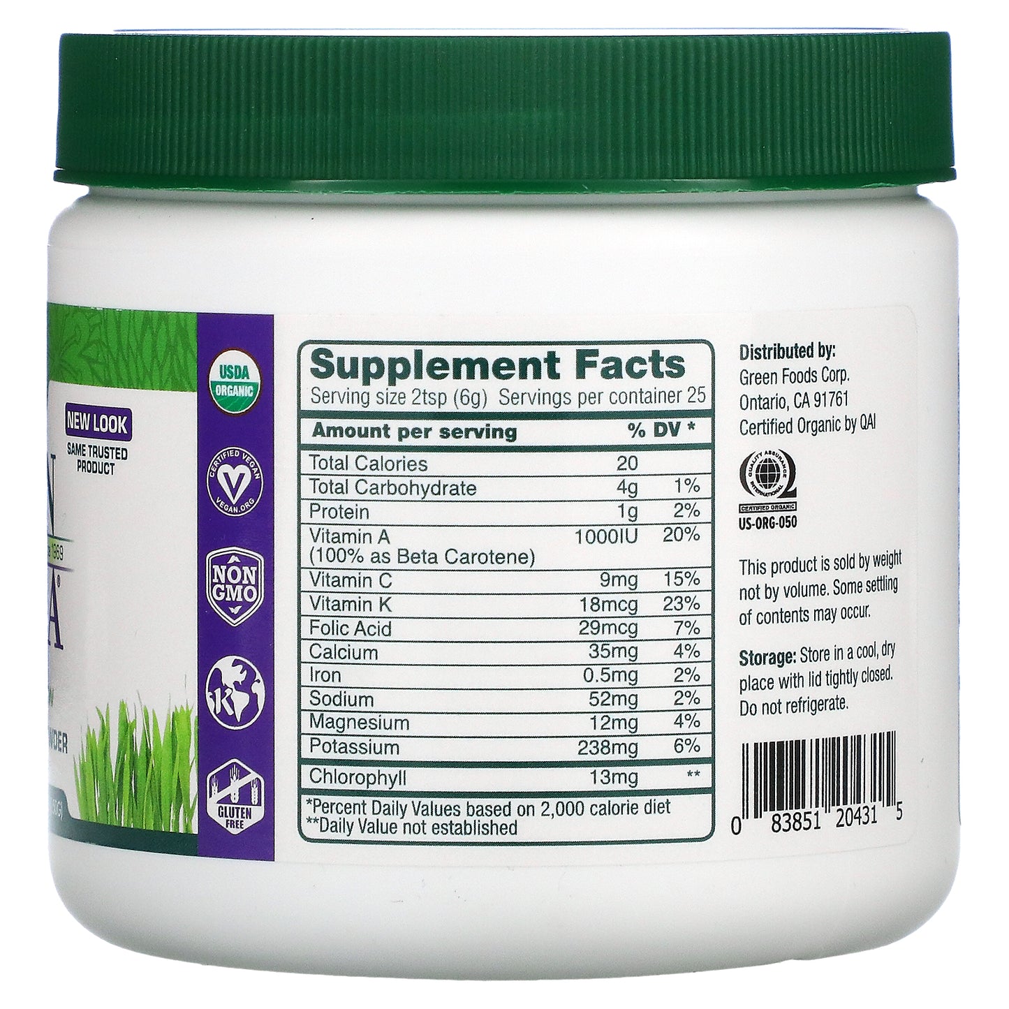 Green Foods, Green Magma®, Barley Grass Juice Powder, 5.3 oz (150 g)