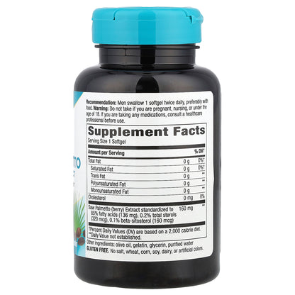 Nature's Way, Saw Palmetto, 160 mg, 120 Softgels