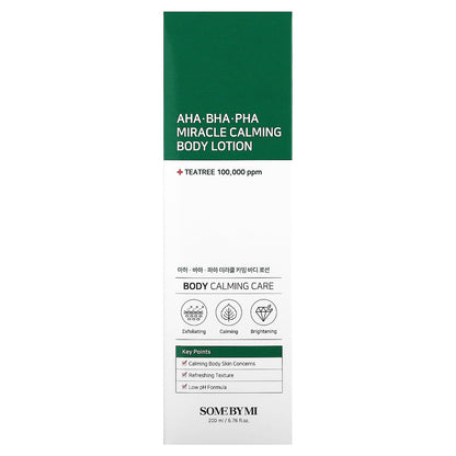 SOME BY MI, AHA. BHA. PHA Miracle Calming Body Lotion, 6.76 fl oz (200 ml)